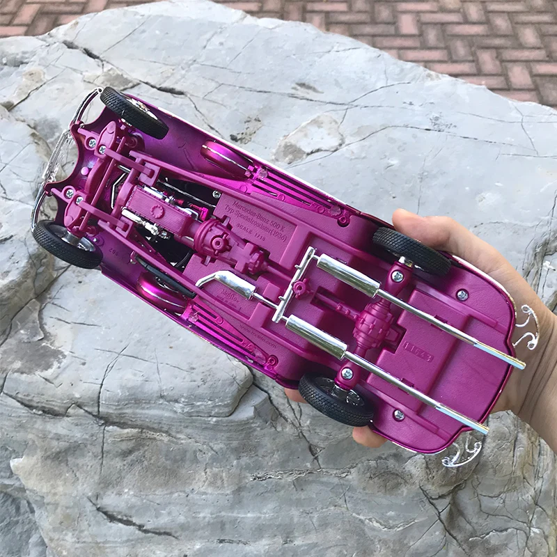 Maisto 1:18 1936 Mercedes 500k автомобильный брелок для автомобильных ключей имитационная