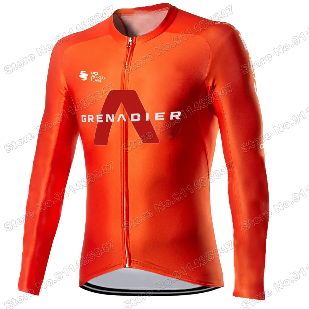 

INEOS Grenadier 2021 Cycling Jersey Long Sleeve Winter Clothing Mens Race Road Bike Shirts Bicycle Tops MTB Uniform Maillot