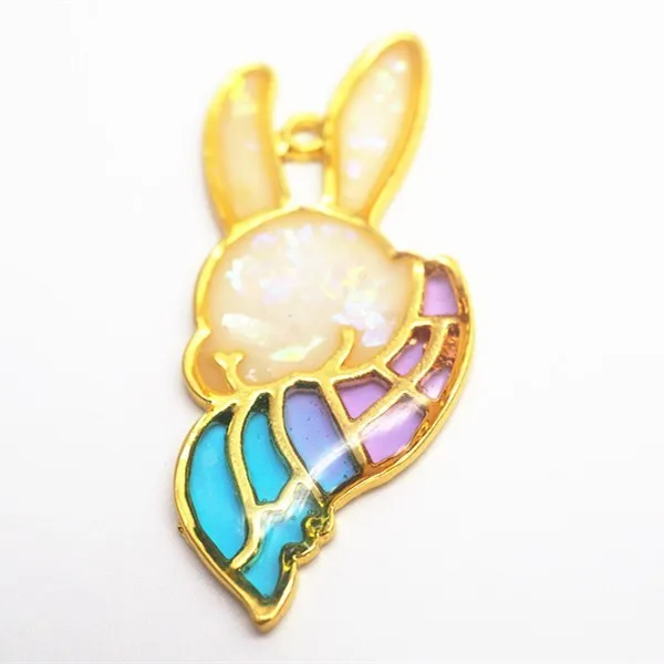 Различные кролики подвеска оправа кабошон ювелирные изделия из УФ смолы