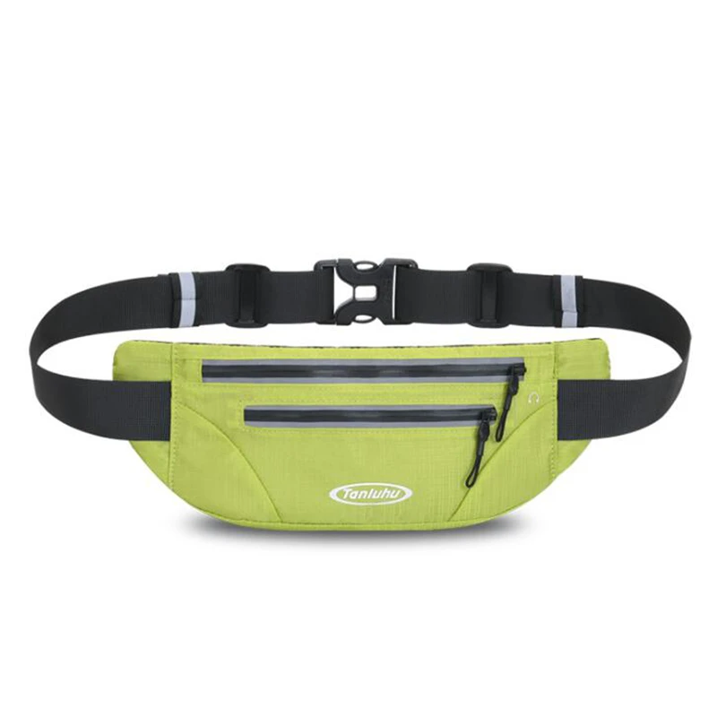 

Outdoor Sports Invisible Waterproof Professional Running Pockets Waist Bag Fanny Pack Gym Running Jogging Belt