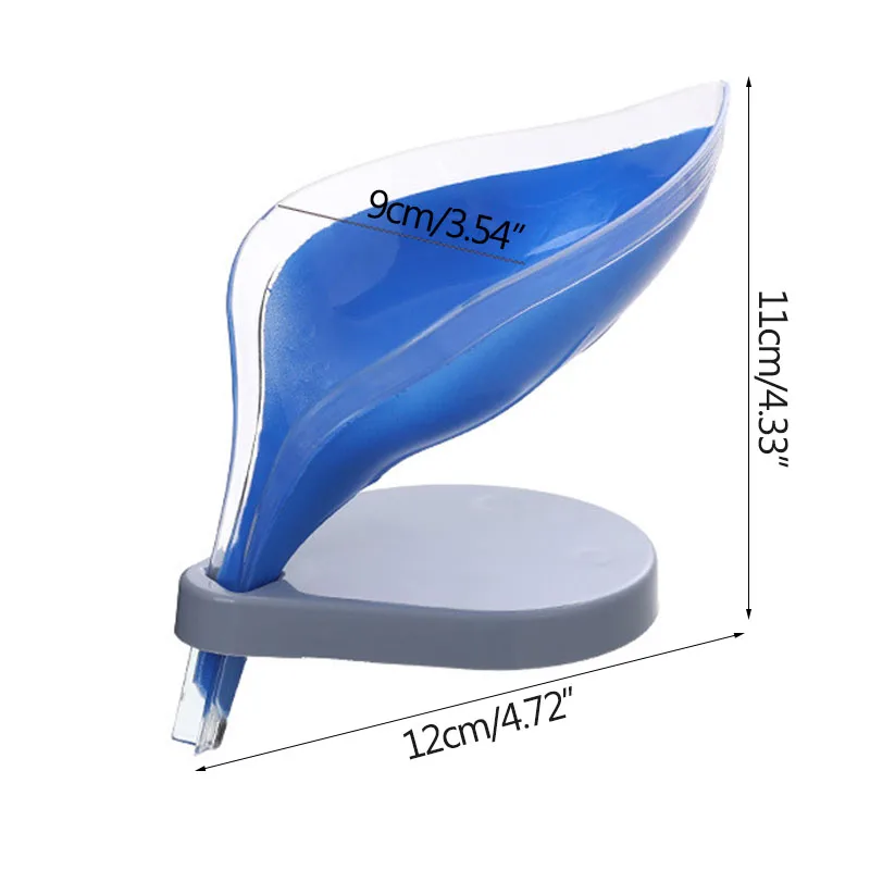 

Bathroom Leaf Drain Soap Box Creative Soap Holder Multifunctional Storage Rack Kitchen Organizer Soap Dishes