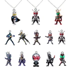 Bandai Мультяшные фигурки, анимация, Камен Райдер, акриловая подвеска, длинная цепочка, ожерелье из смолы, мужское ожерелье ручной работы, ювелирные изделия для мальчиков FDW428
