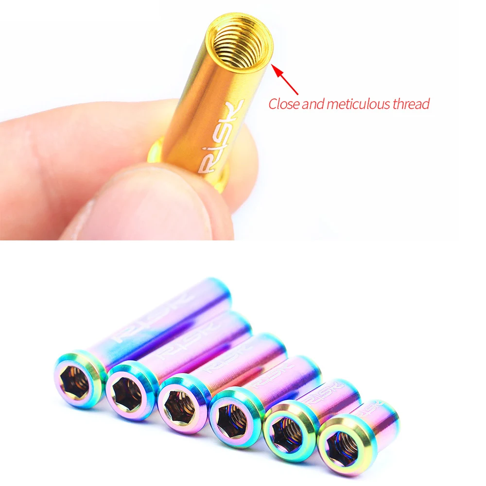 Кронштейн тормозной типа C GR5(TC4) для велосипеда титановый зажим с шайбой M6 X