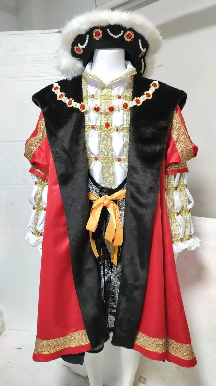 Средневековый Ренессанс Тудор Анны Болейн платье костюм короля Генри VIII рыцарь