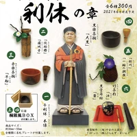 gashapon capsule toy toys cabin history warring states period tea set p4 sen no riky table ornament collectible