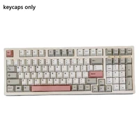 126 keycap pbt retro creative customization gaming keyboard keycap light transmission oem highly mechanical keyboard key cap