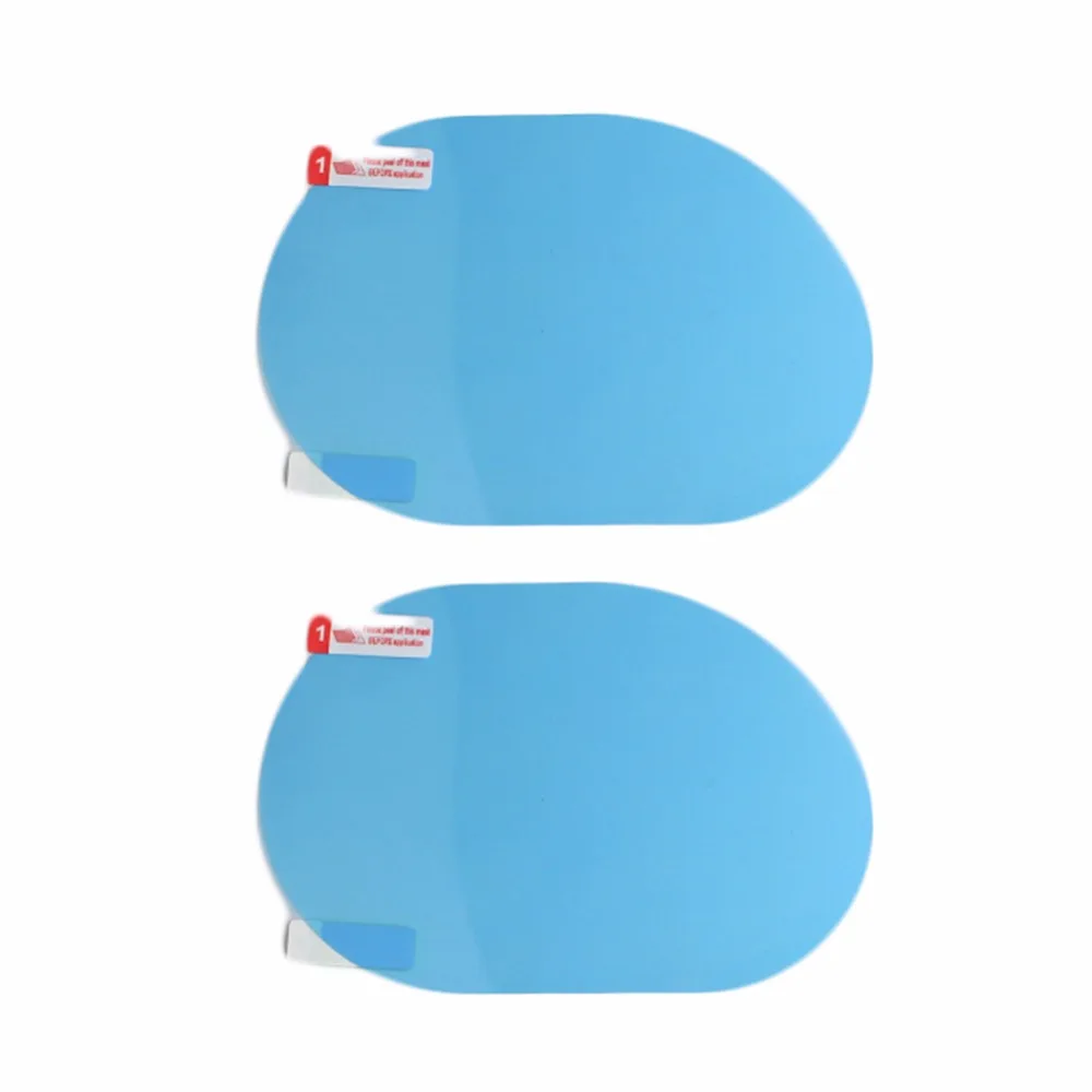 

2PCS Car Rear View Mirror Rainproof Film Anti-Fog Clear Protective Sticker Anti-Scratch Waterproof Mirror Window Film