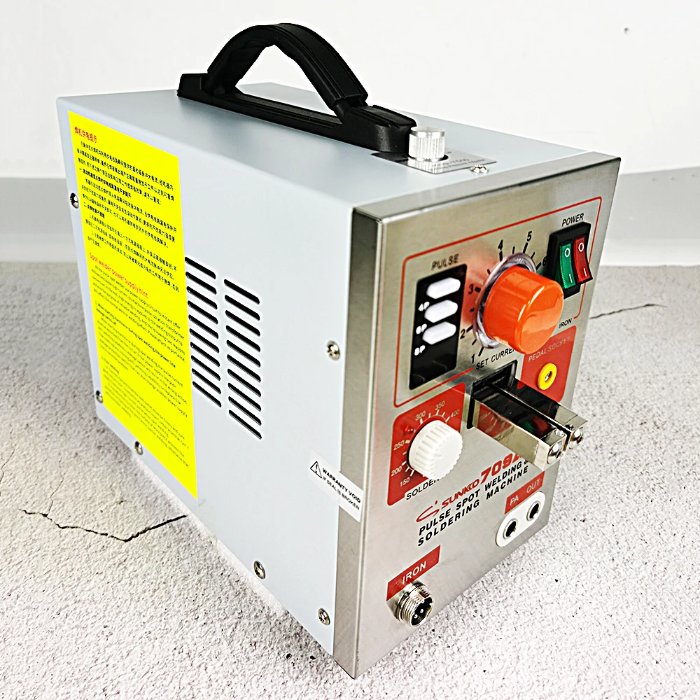 

220V 3.2KW SUNKKO 709AD Battery Spot Welder with HB-70B Welder pen for 18650 Spot Welding Machine