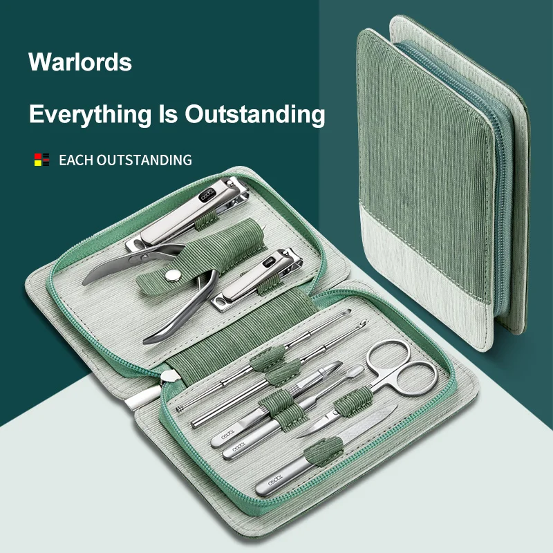 Набор для маникюра и педикюра 9 в 1 подарочной коробке | Красота здоровье