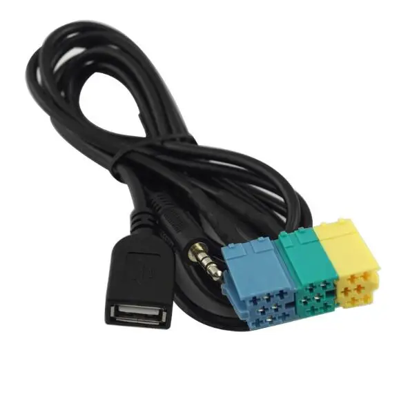 Аудиоадаптер с разъемом USB 2 в 1 3 5 мм кабель переходник для автомобиля провод