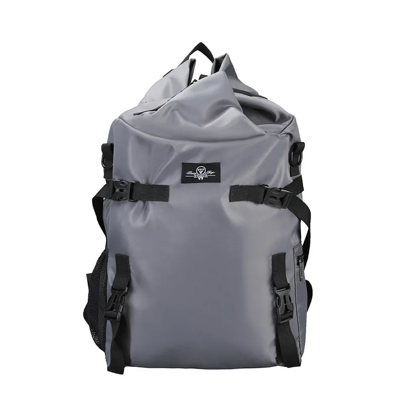 

2020 New Solid Color Nylon Waterproof Backpack For Women Large Capacity Outdoor Sports Travel Pack Schoolbag B826