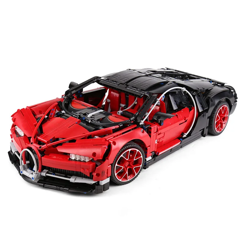 20086B lepinblocks 20086 20086C 20001 Technic Race Car Building Blocks Bricks Compatible 42083 42056 Christmas Gift Bugatti car Chiron - Цвет: 20086B