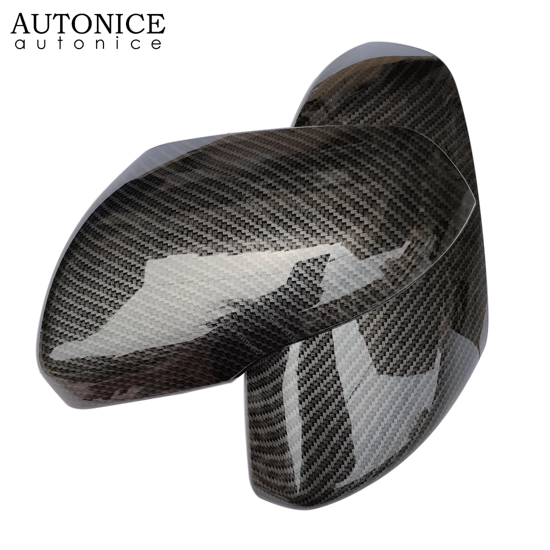 2 шт. боковое зеркало заднего вида из углеродного волокна накладная крышка