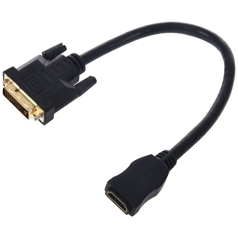 GTBL DVI D мужской 24 + 1 pin к HDMI типа Мама 19 контактный HD HDTV монитор Дисплей Кабель