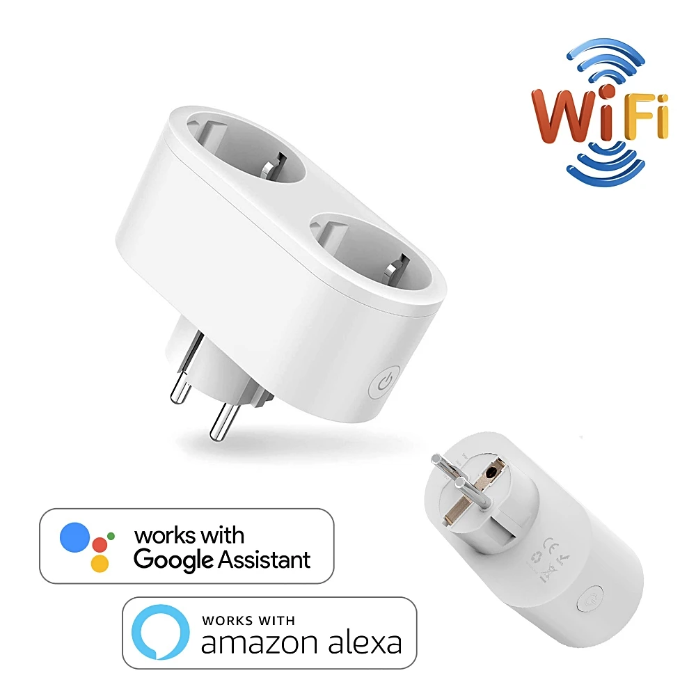 Штепсельная розетка 2 в 1 Wi Fi европейская вилка мини счетчик энергии беспроводной