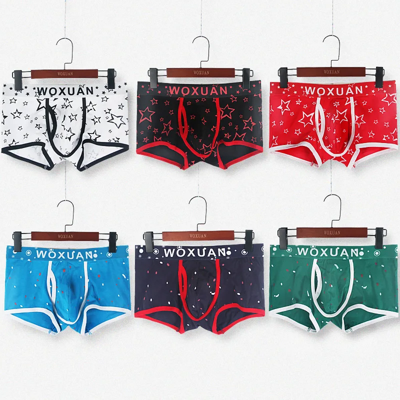 

2020 Мужское нижнее белье из хлопка, удобные шорты-боксеры, мягкие трусы, мужские трусы-боксеры с принтом, Cueca