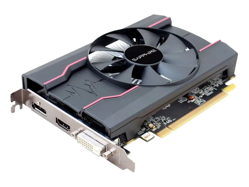 Used Sapphire RX550 2GB DDR5 Graphics Cards Express 3.0 Directx12 Video Gaming Image Card External For Desktop | Компьютеры и офис