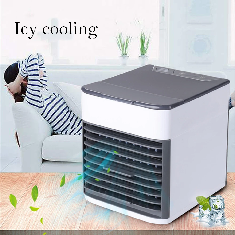 Портативный вентилятор охлаждения воздуха переносной мини кондиционер для дома