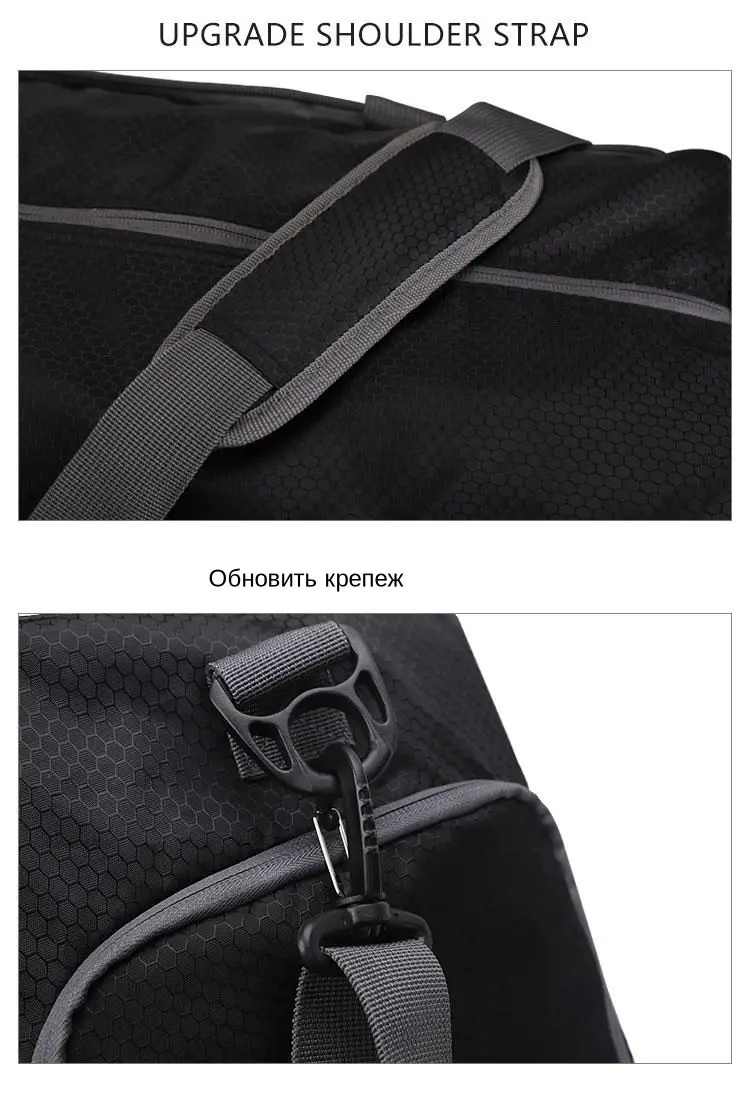 TINYAT мужской Для мужчин Дорожная сумка складной мешок Переносной Молл Для женщин Tote Водонепроницаемый нейлон Повседневное путешествия вещевой мешок черный дорожная сумка сумка дорожная большая