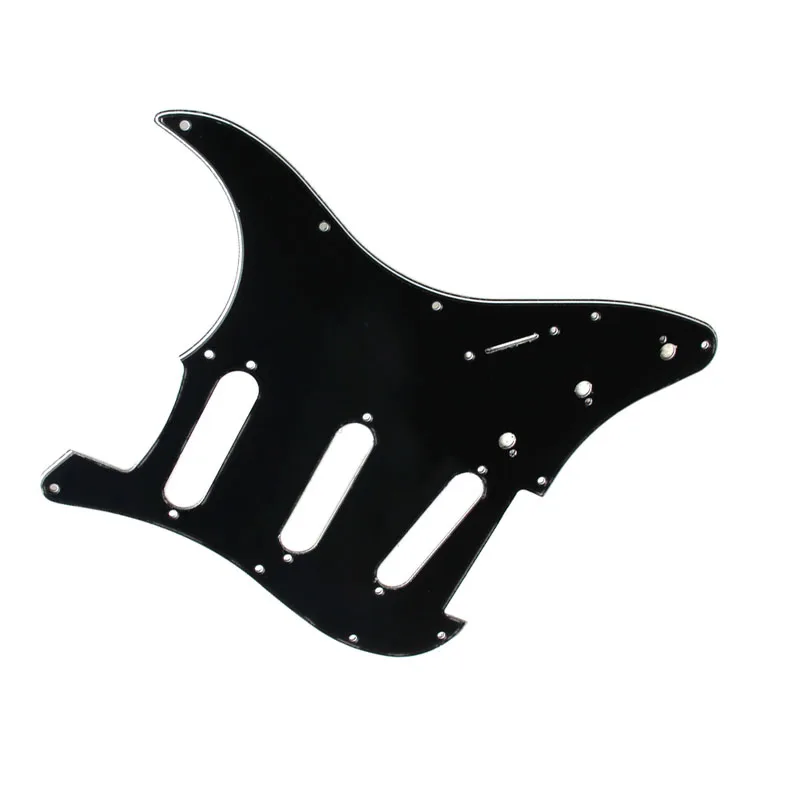 

3 Ply Electric Guitar Pickguard Black Scratch Plate for strat New