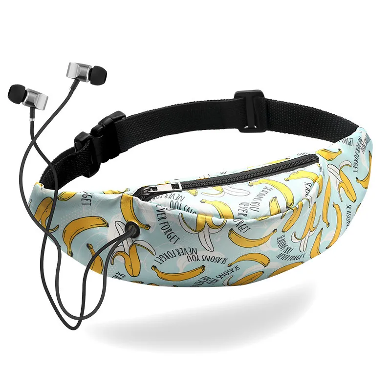 

Fashion 3D Colorful Print Waist Bag Men Women Fanny Packs Hip Belt Bags Money Bag Travelling Mountaineering Mobile Phone Bag