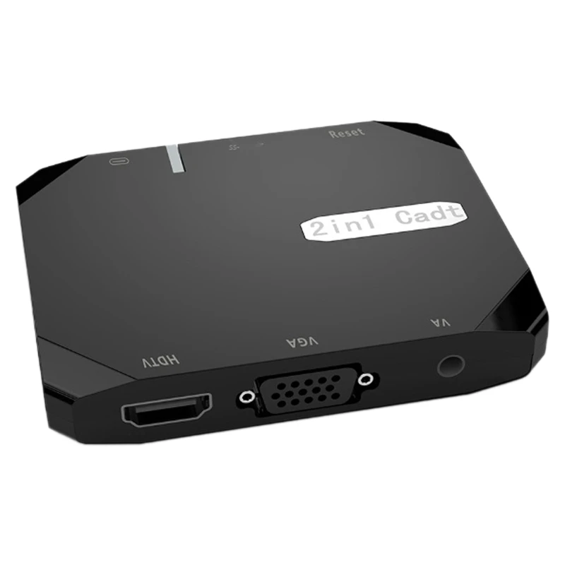 Беспроводной адаптер для дисплея 1080P беспроводной проектор Hdmi + Vga конвертер Sn