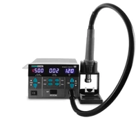 sugon 8610dx 1000w hot air rework station led display lead free heat gun microcomputer temperature adjustable with 5 nozzle