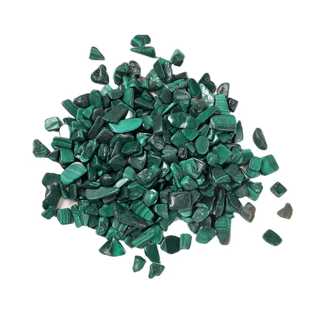 

100g Natural Malachite Crystals Gravel Stones Minerals For Jewelry Making Quartz Crystals Gems For Healing Reiki Home Decor