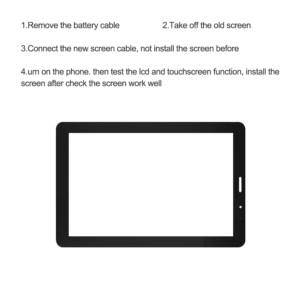 Стекло для Samsung Galaxy Tab 10. 0 P6800 P6810 i815 сенсорный экран внешняя панель с инструментами