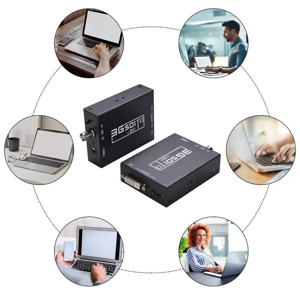Мини-преобразователь видео SDI в HDMI-совместимый адаптер преобразователь с