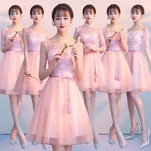 Bridesmaid Dress Bridesmaid robes Sisters Wedding Party Dress Hot Sale Pink Dress Wedding gifts for guests Plus size Cheongsam Bridesmaid Dress Bridesmaid robes Sisters Wedding Party Dress Hot Sale Pink Dress Wedding gifts for guests Plus size Cheongsam