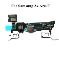 original usb charging dock port flex cable for samsung a7 a700f a700f charger plug board with home return sensor earphone jack