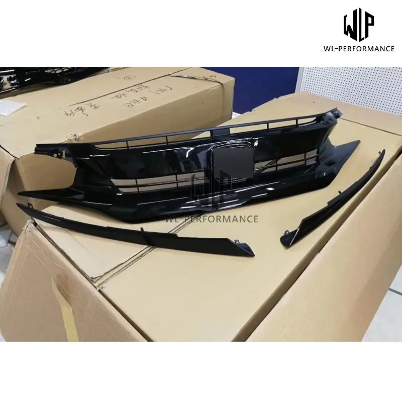 Высококачественный ABS Комплект кузова переднего бампера решетки радиатора для