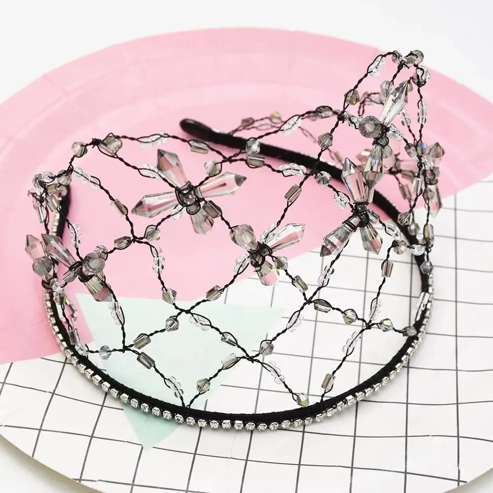 Уникальные хрустальные диадемы акриловые стразы принцесса свадебная корона