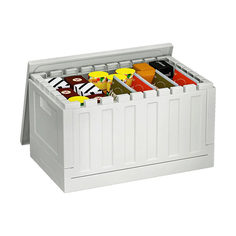 COSTWAY складная коробка для хранения игрушек органайзер одежды пластиковый