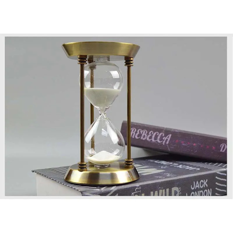 Песочные часы в стиле ретро декоративные металлические песочные время работы 30