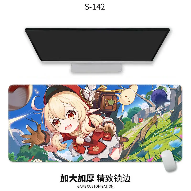 

90x40cm mouse pad large HD printing cute cartoon character desk pad for teen girls for bedroom computer keyboard mouse game pad