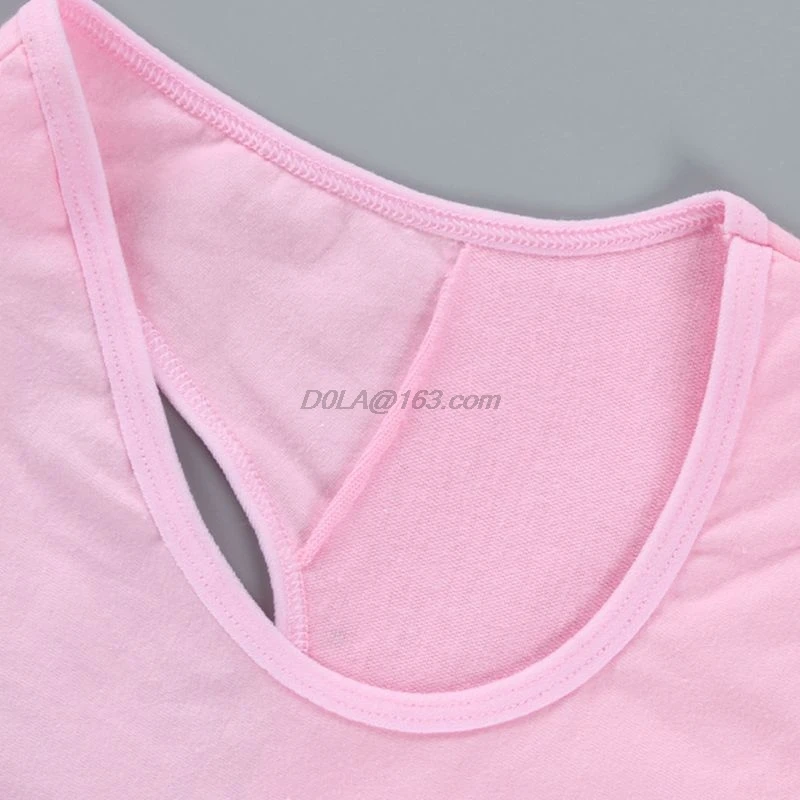 Спортивный тренировочный бюстгальтер для девочек-подростков однотонный на