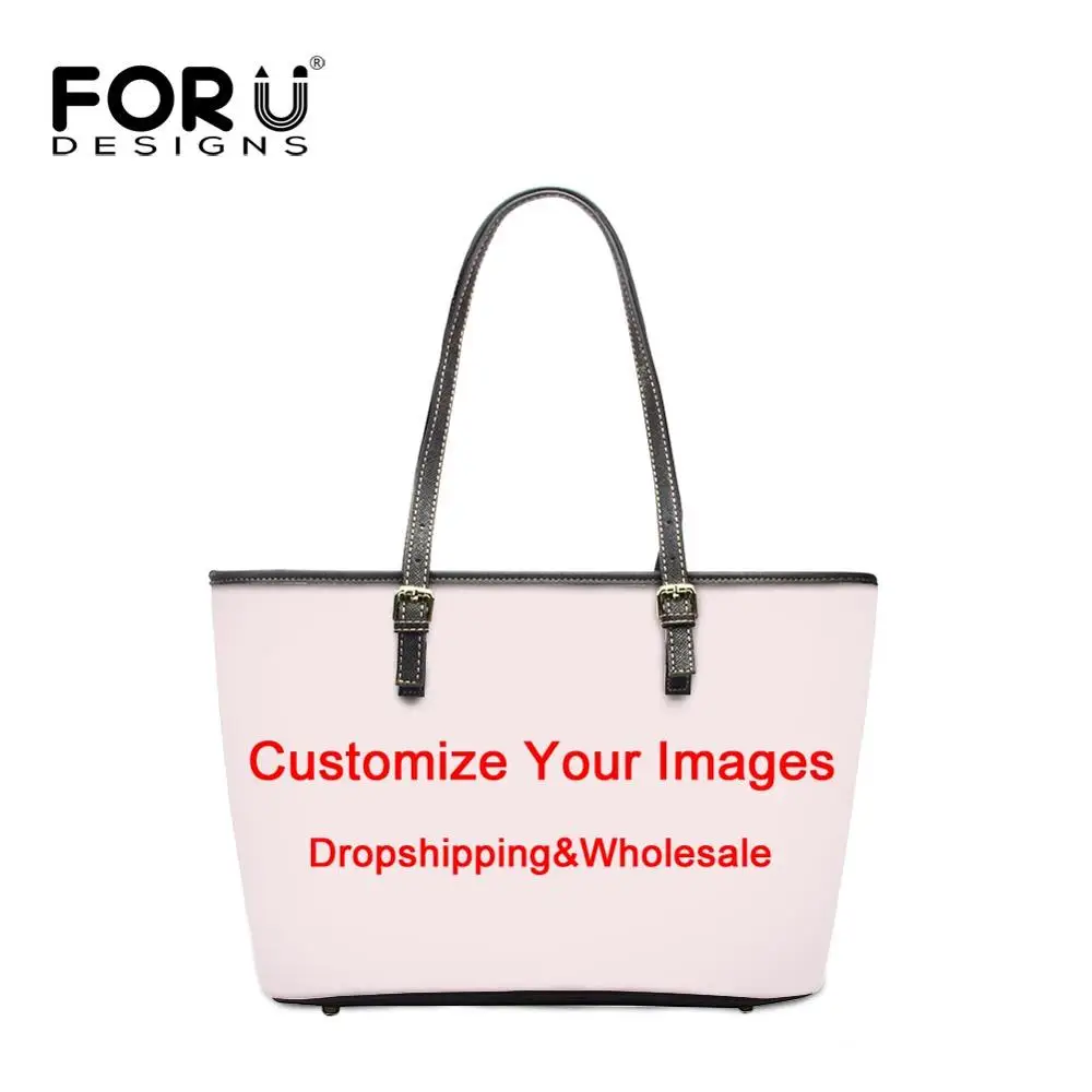 FORUDESIGNS Индивидуальные Женские Сумки из искусственной кожи с логотипом имени на