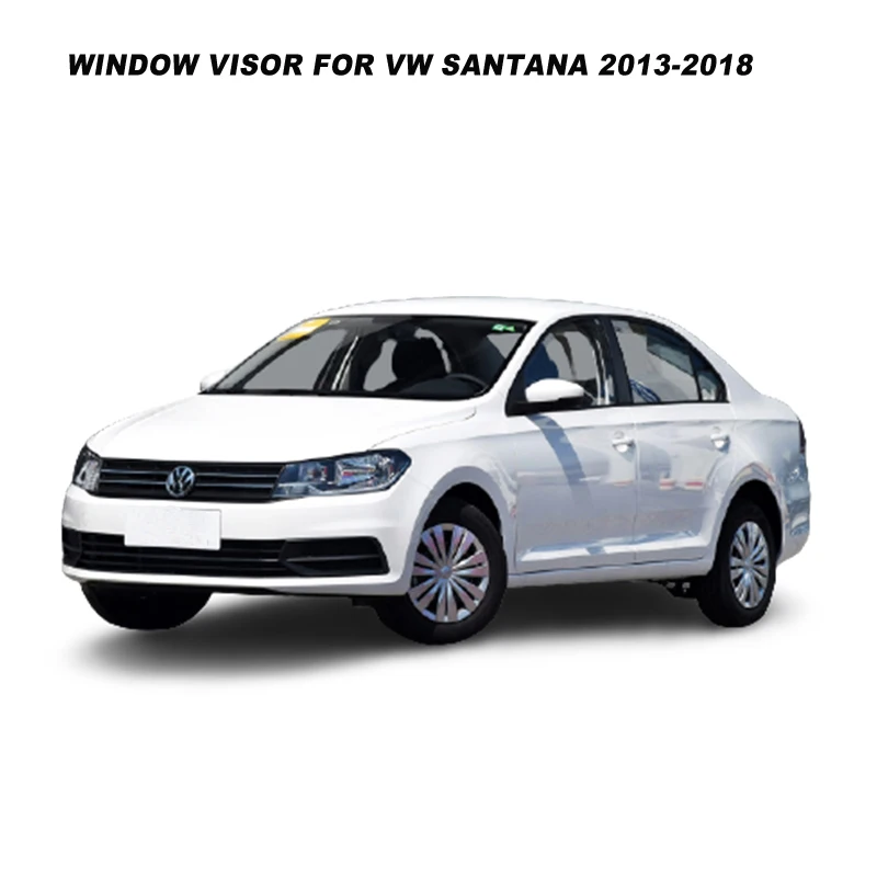 

Side Window Visors For VW Santana 2013 2014 2015 2016 2017 2018 Smoke Weathershields Sun Rain Deflectors SUNZ