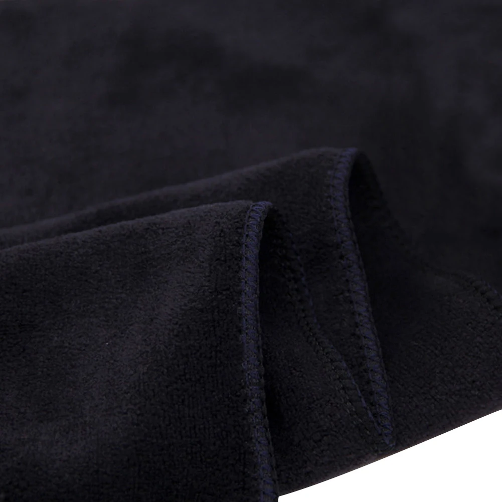 

5pcs/set Car Care Polishing Wash Black Towels Microfibers Car Detailing Cleaning Soft Cloths Home Window 40x40cm