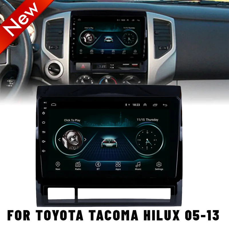 

2DIN Android 8.1 Car Radio Stereo Multimedia Video Player GPS Navigation MP5 1+16GB for Toyota Tacoma Hilux 05-13