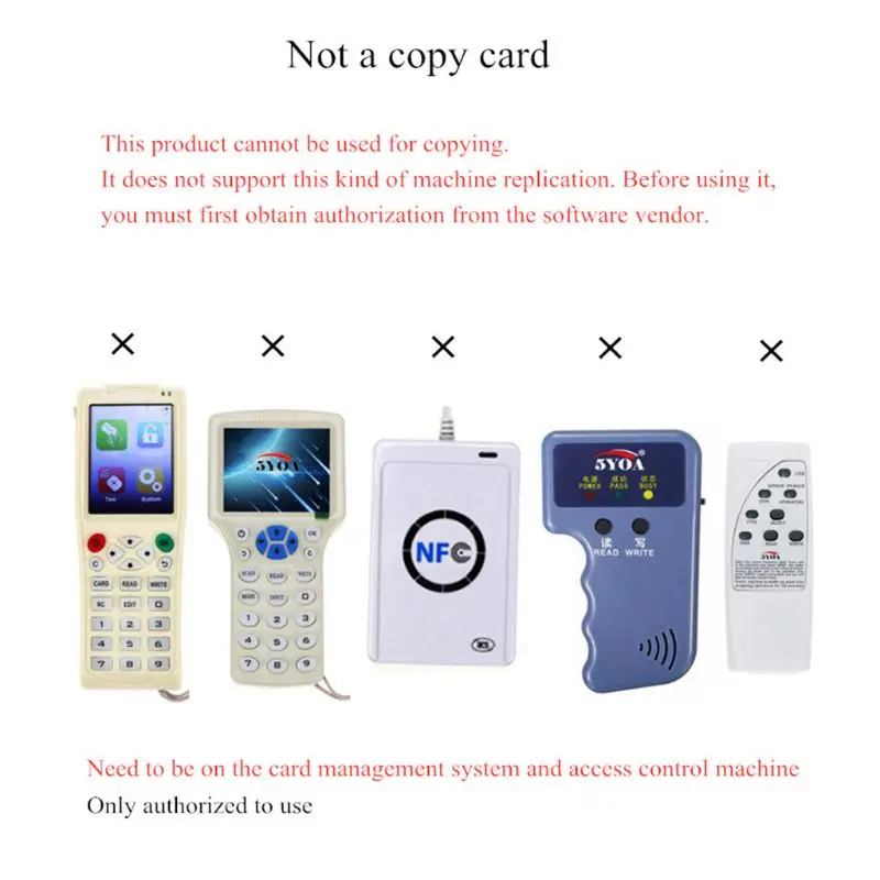 

10PCS 13.56MHZ Contactless White PVC Card High Frequency IC Cards RFID Key Tag Access Control Attendance NFC Card