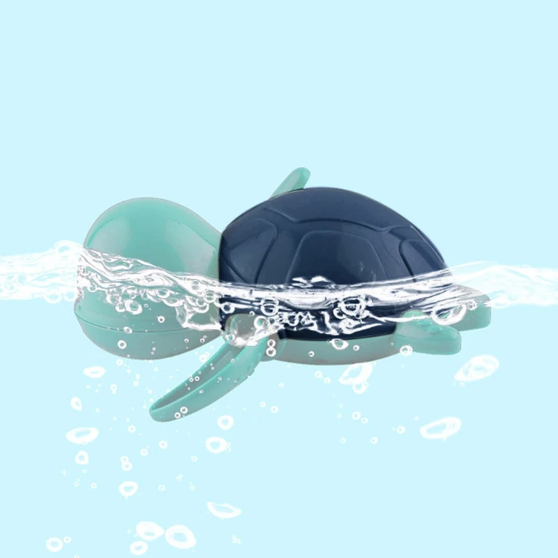 

Baby Safe Floating Bath Thermometer Baby Water Toy Infant Swim Turtle Wound-up Chain Clockwork Kids Beach Bath Toys N0HD