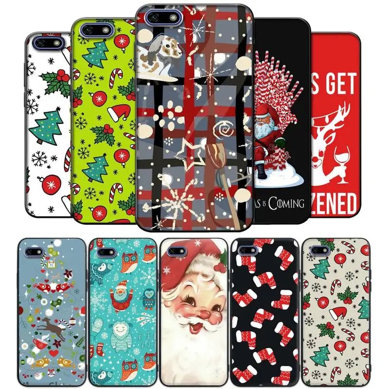 

Christmas Soft Cover Phone Case for vivo Y53 Y55 Y66 Y67 Y69 Y71 Y75 Y79 Y81 Y83 Y85 Y91 Y81S Y97 x9 x9s x20 plus