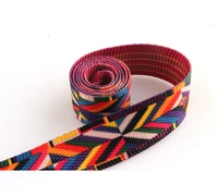 rainbow webbing 38mm colorful striped webbing camera strap sewing webbing by the yards bag shoulder garment accessories