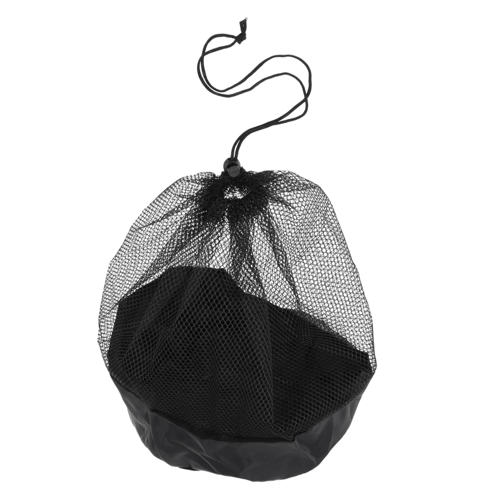 

Mesh Bag Team Sports Net Soccer Football Disc Cones Pouch Drawstring Gear