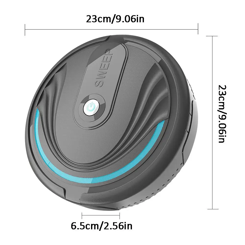 Робот пылесос автоматический мини Перезаряжаемые этаж Sweeper умный робот для