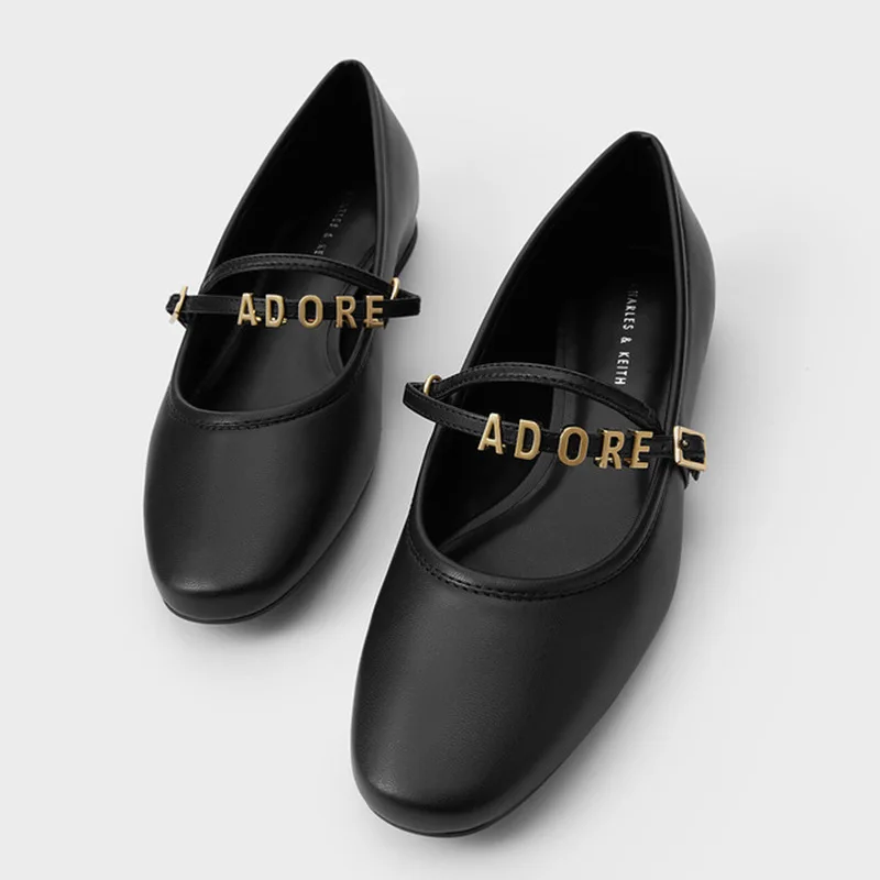 

Valentine's Day Mary Jane Round Toe Ballet Shoes