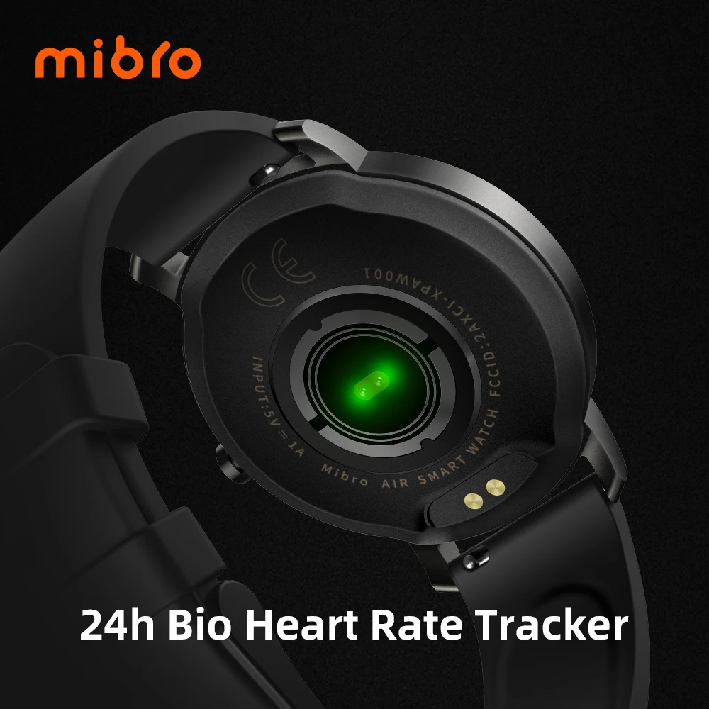 mibro air smart watch sport ip68 sleep monitor 5 0 fitness tracker waterproof bluetoothmen women smartwatch for ios android free global shipping